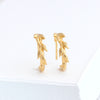 Artemis Hoop Earrings in White Gold