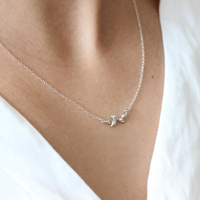 Artemis Necklace in White Gold