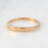 Slim Signet Ring in Rose Gold