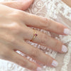 Thalia Tourmaline Ring in Rose Gold