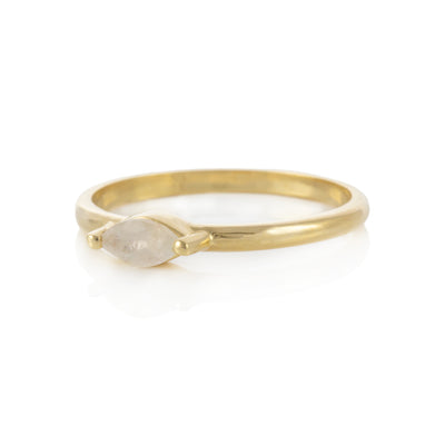 Moonstone Marquise Ring