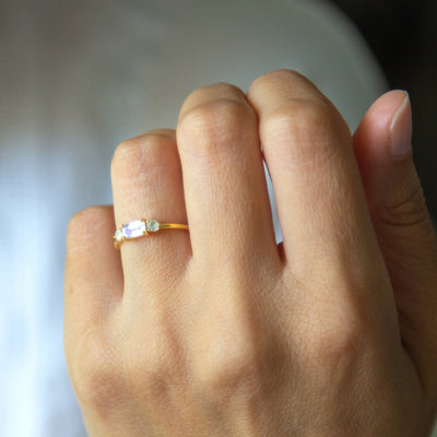 White Cordelia Ring